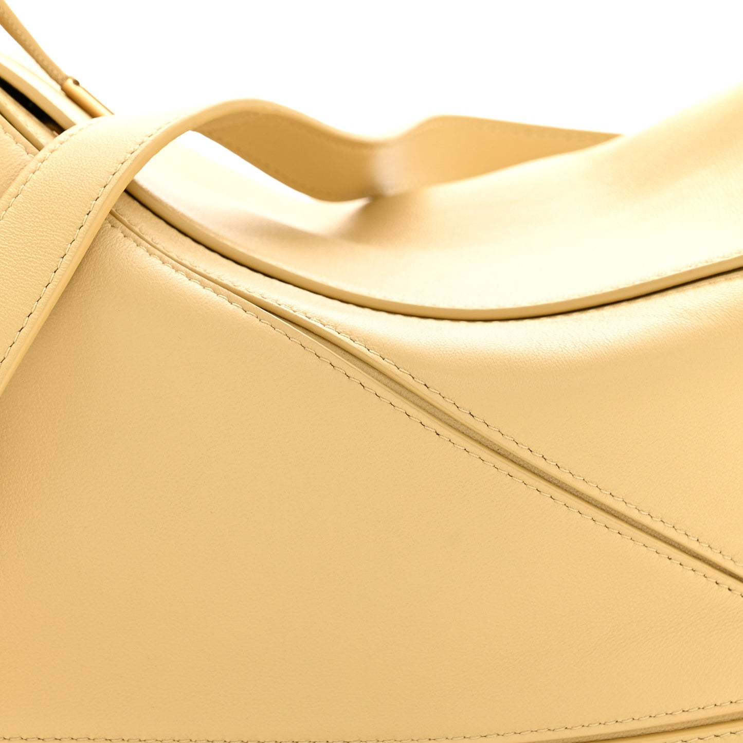 Calfskin Small Puzzle Bag Dark Butter