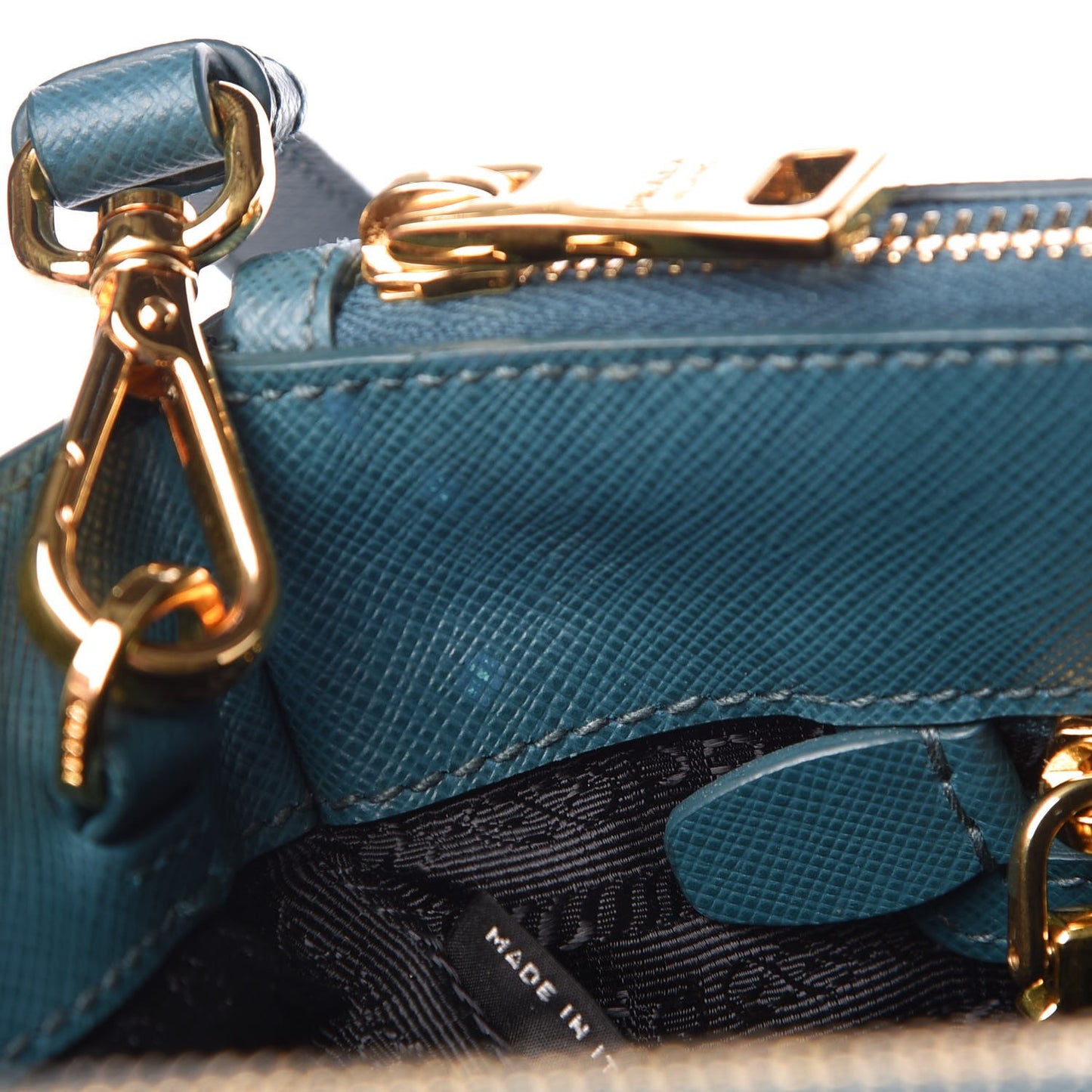 Saffiano Lux Medium Galleria Double Zip Tote Ottanio