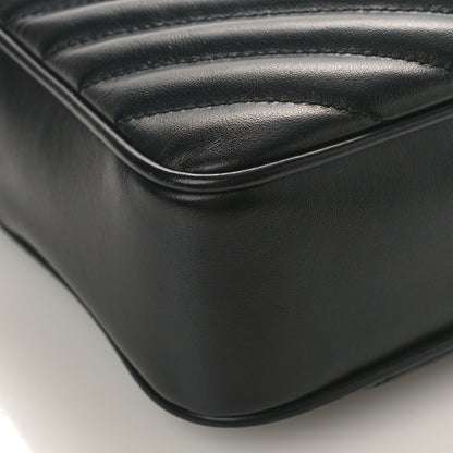 Saint Laurent Calfskin Matelasse Monogram Lou Camera Bag Black 7 of 8