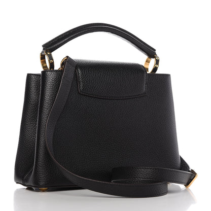 Louis Vuitton Taurillon Capucines BB Black 3 of 9