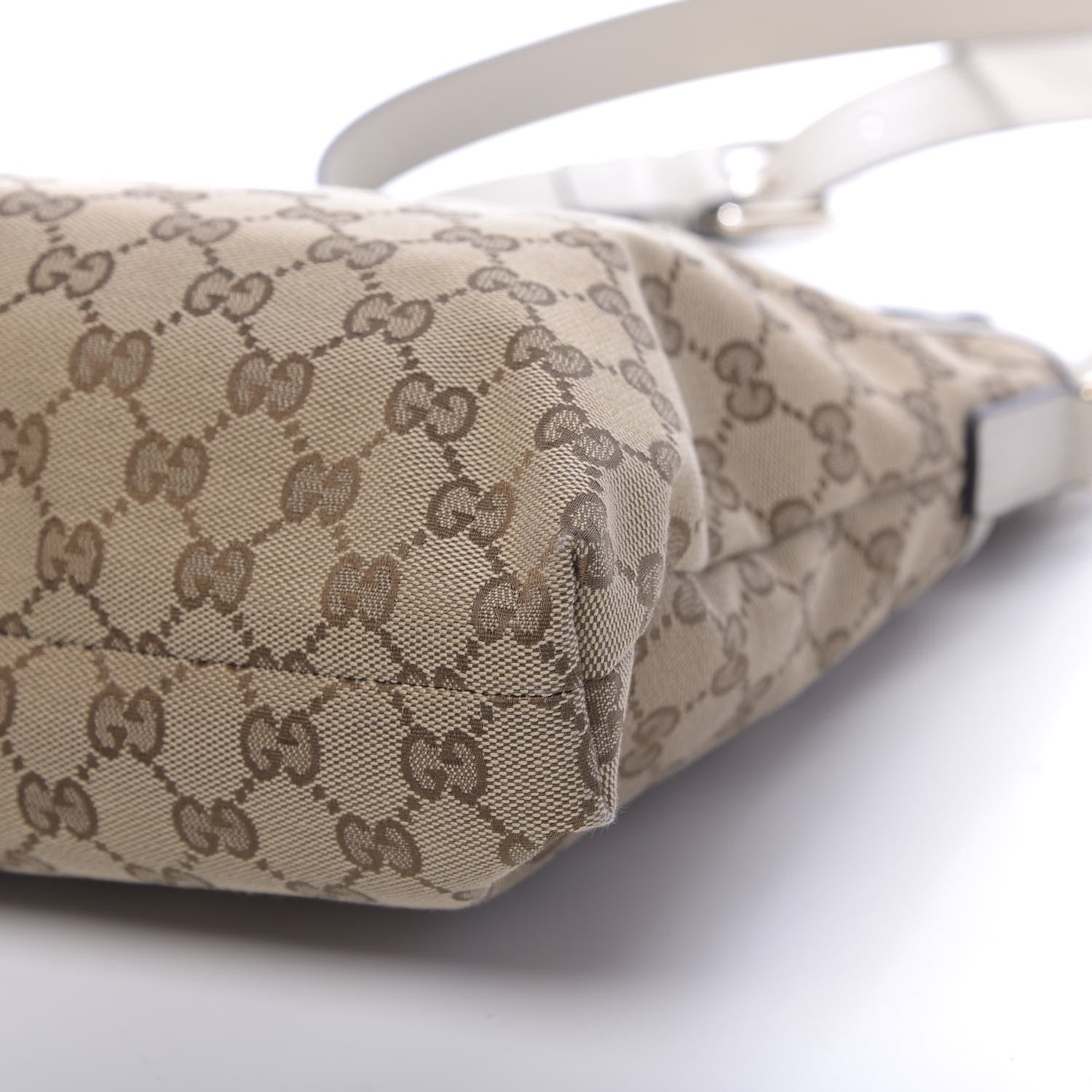 Gucci Monogram Medium Flat Messenger Bag Off White 9 of 9