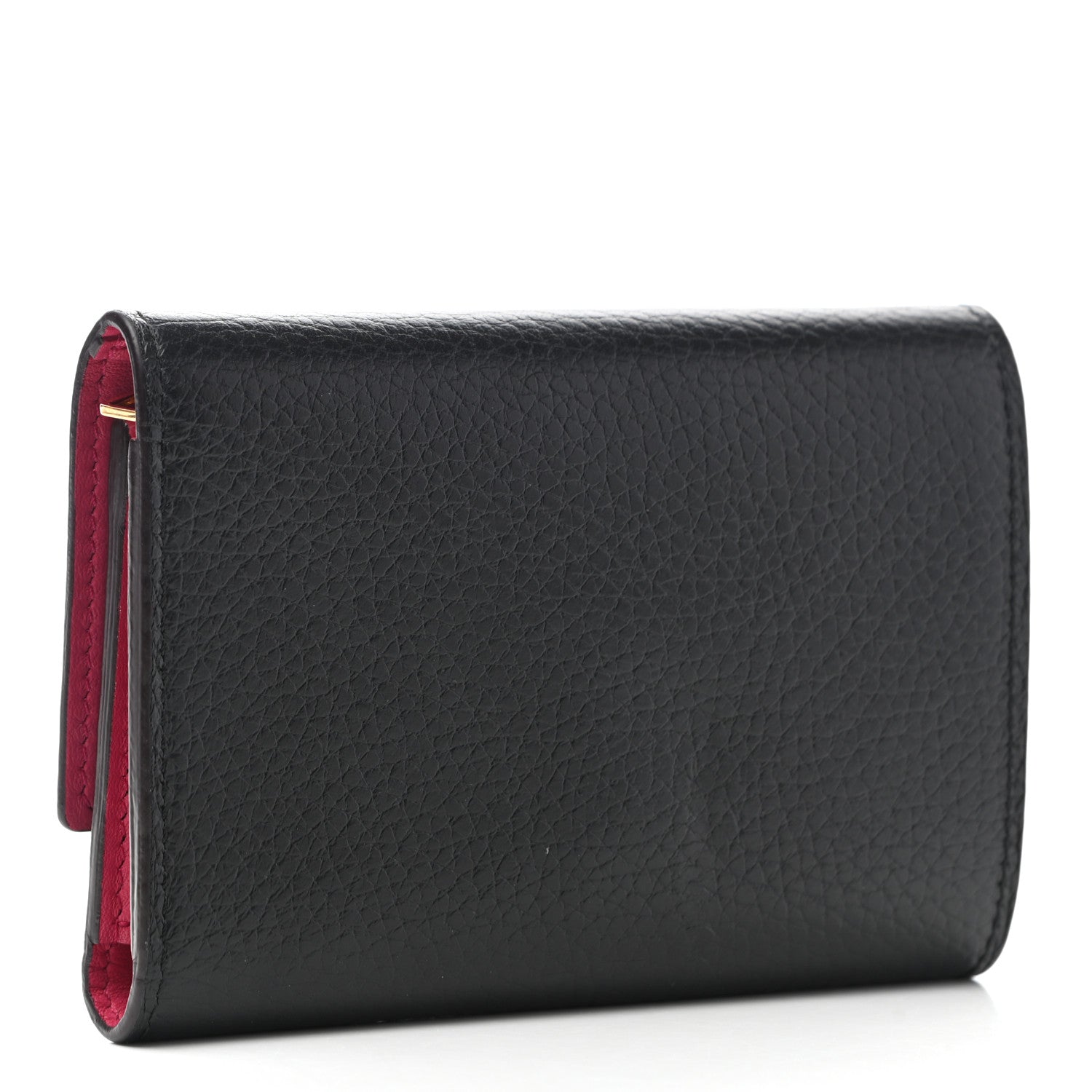 Louis Vuitton Taurillon Capucines Compact Wallet Black 3 of 8