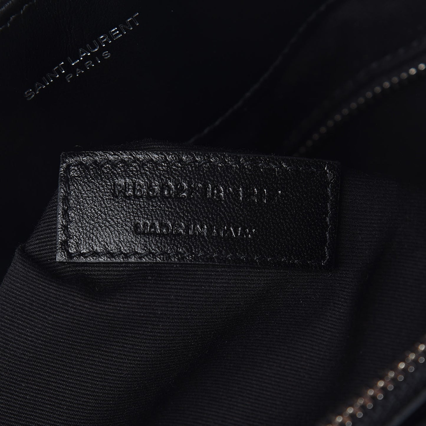 Calfskin Y Quilted Monogram Large Loulou Shopper Black