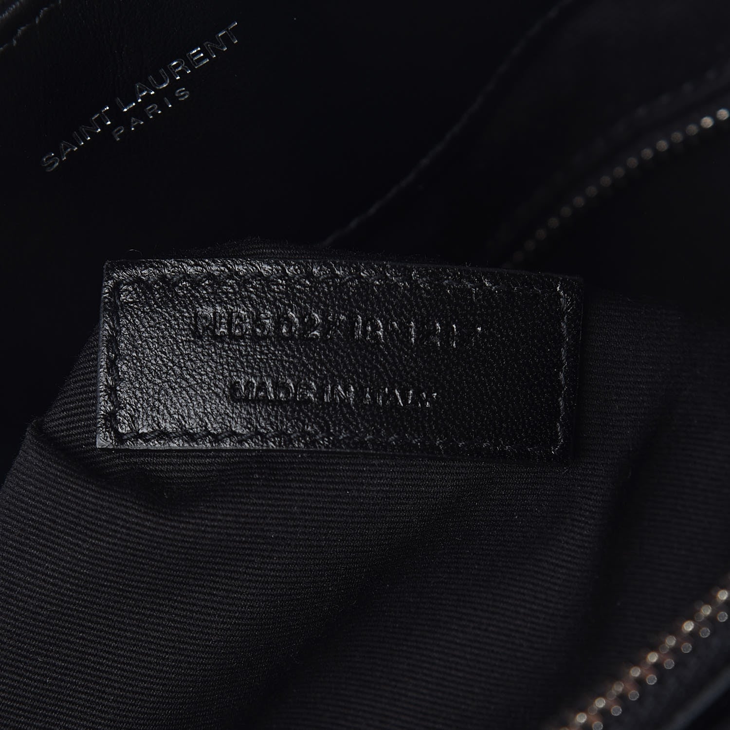Saint Laurent Calfskin Y Quilted Monogram Large Loulou Shopper Black 7 of 10