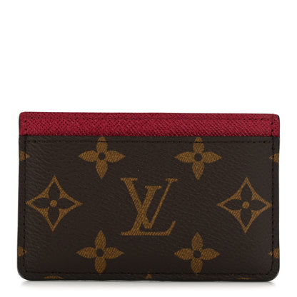 Louis Vuitton Monogram Card Holder Fuchsia 1 of 8