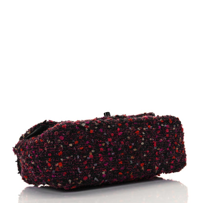 Chanel Tweed Quilted Mini Rectangular Flap Pink Multicolor 3 of 8