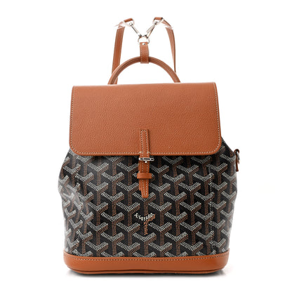 Goyard Goyardine Calfskin Mini Alpin Backpack Black Gold 1 of 13