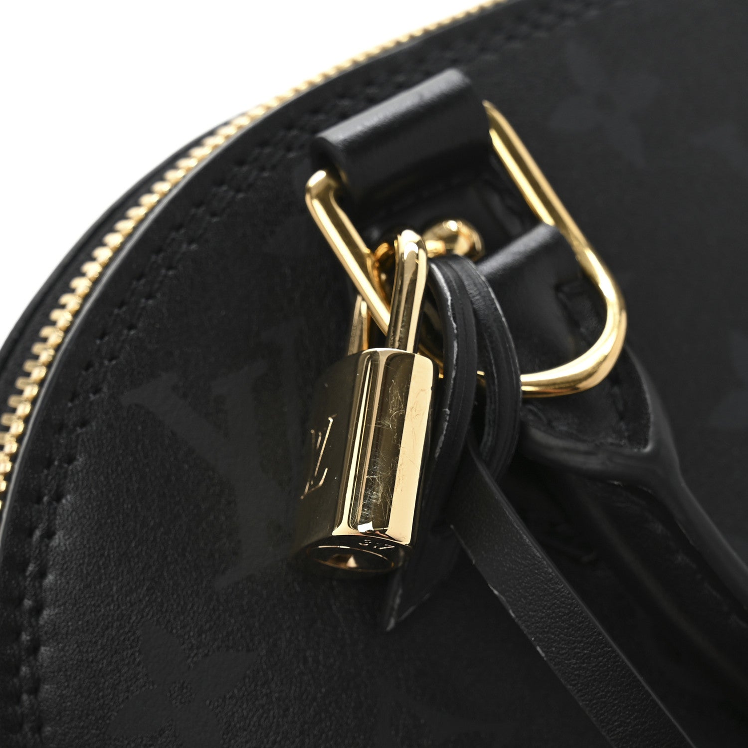 Louis Vuitton Monogram Ink Alma BB Black 9 of 9