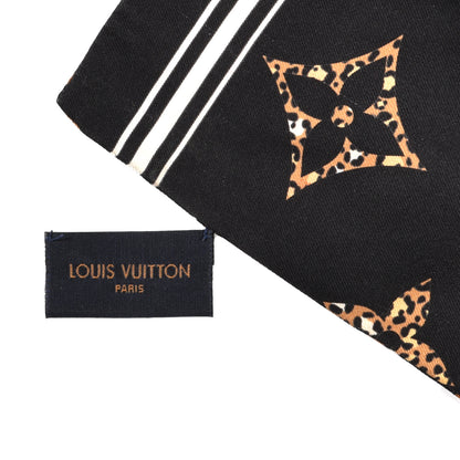 Louis Vuitton Silk Monogram Giant Jungle Bandeau Black 3 of 3