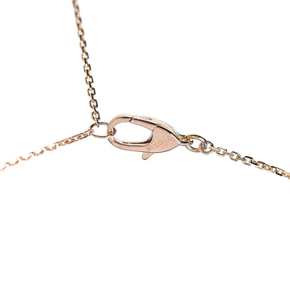 Bulgari 18K Rose Gold Diamond Turquoise Divas' Dream Pendant Necklace 5 of 7