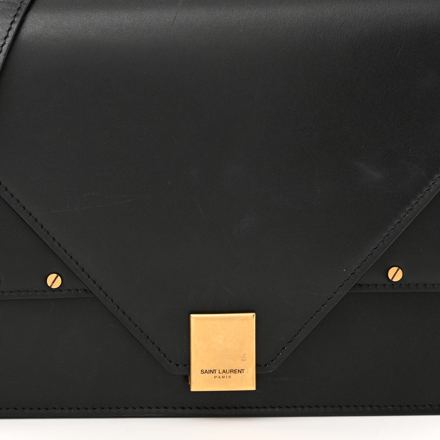 Calfskin Medium Margaux Shoulder Bag Black