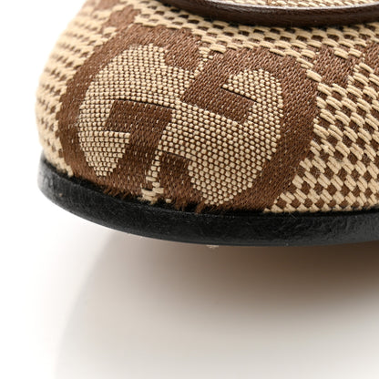 Gucci Canvas GG Monogram Horsebit Womens Jordaan Loafers 36.5 9 of 10