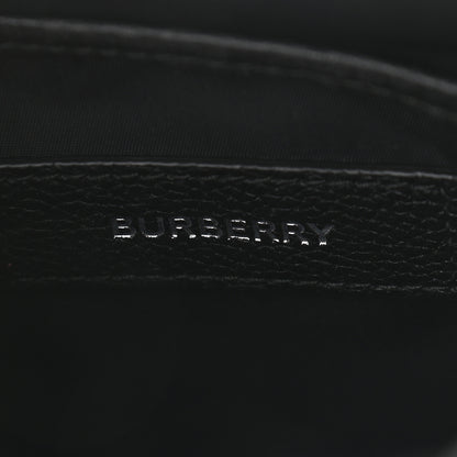 Burberry Grainy Calfskin Logo Graphic Crossbody Bag Black 6 of 8