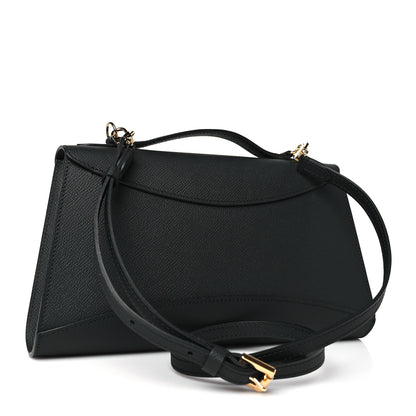 Moynat Carat Calfskin Gabrielle Clutch Black 3 of 8