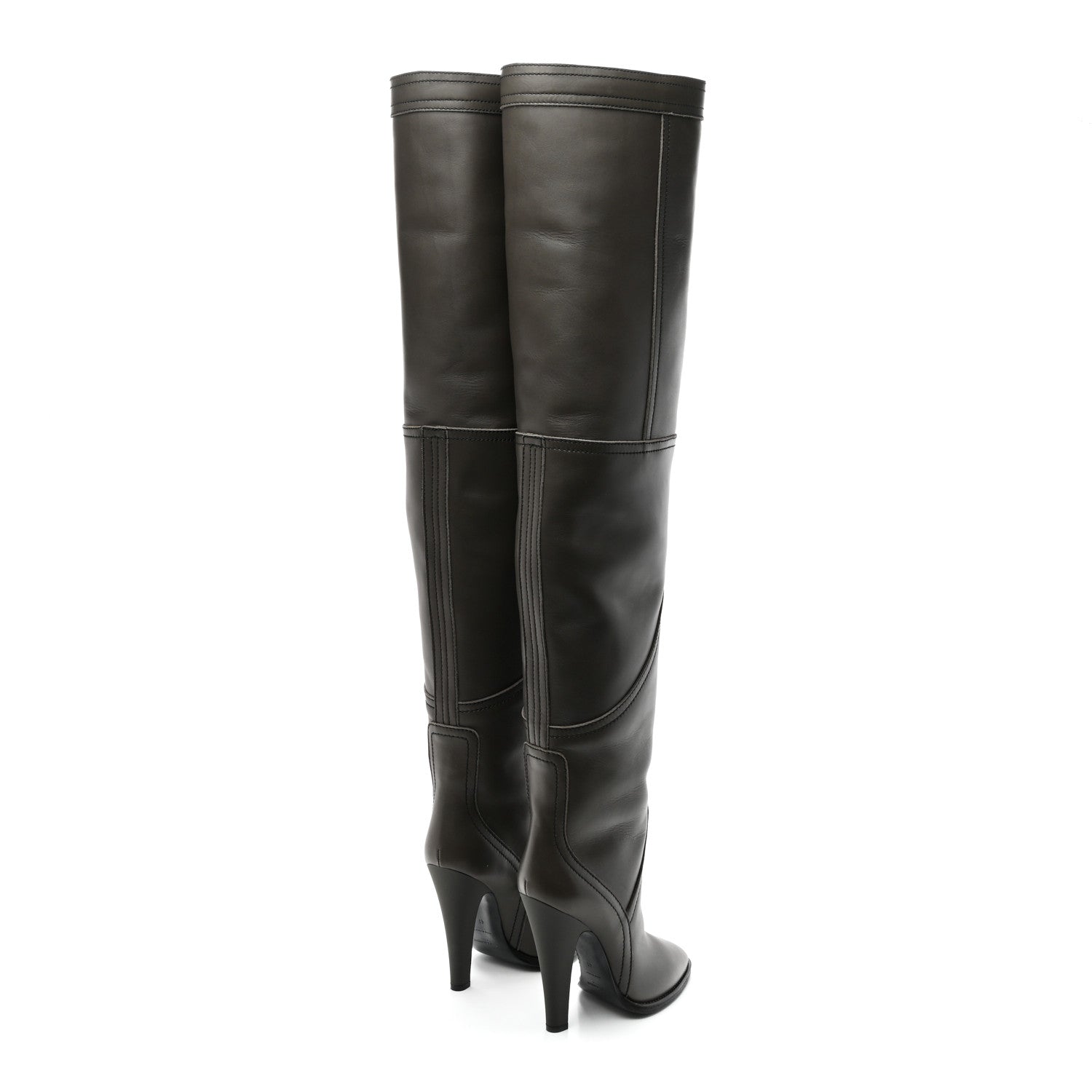 Saint Laurent Aragona Kensington 110 High Boots 41 Antracite 4 of 9