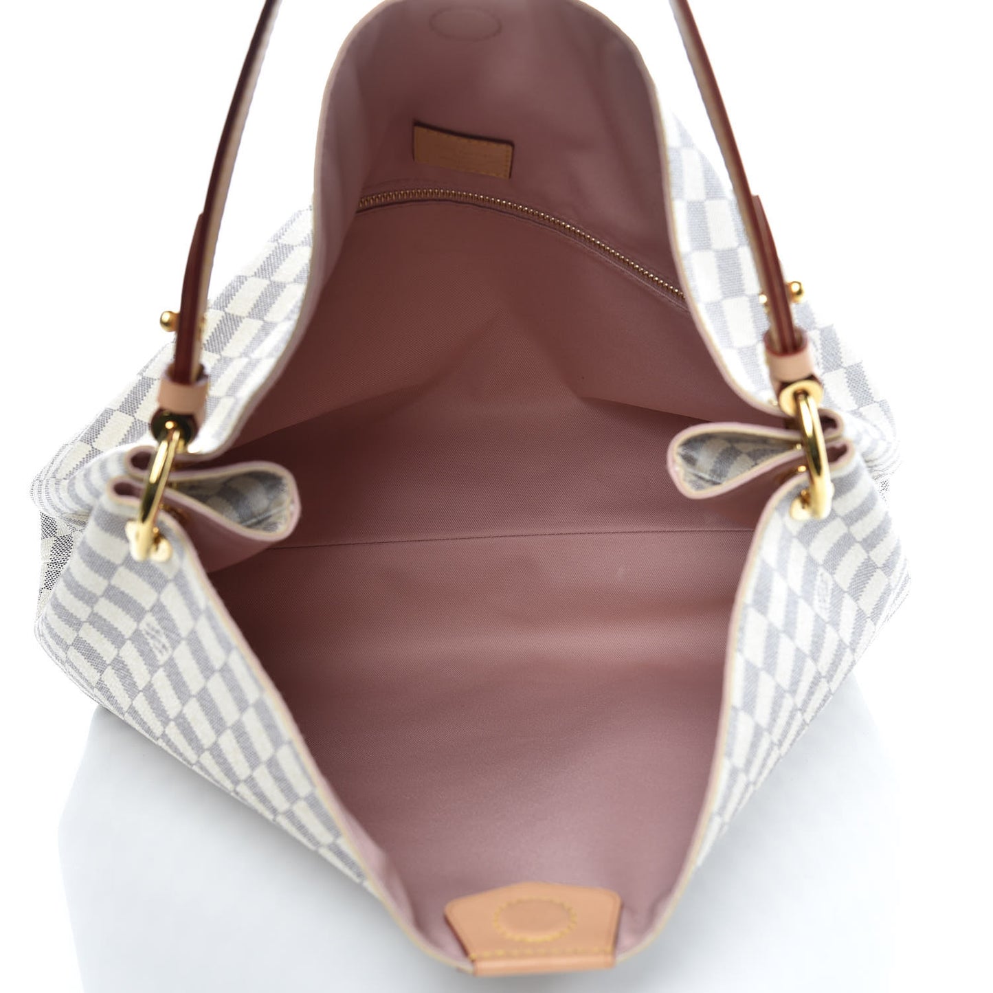 Damier Azur Graceful MM Rose Ballerine