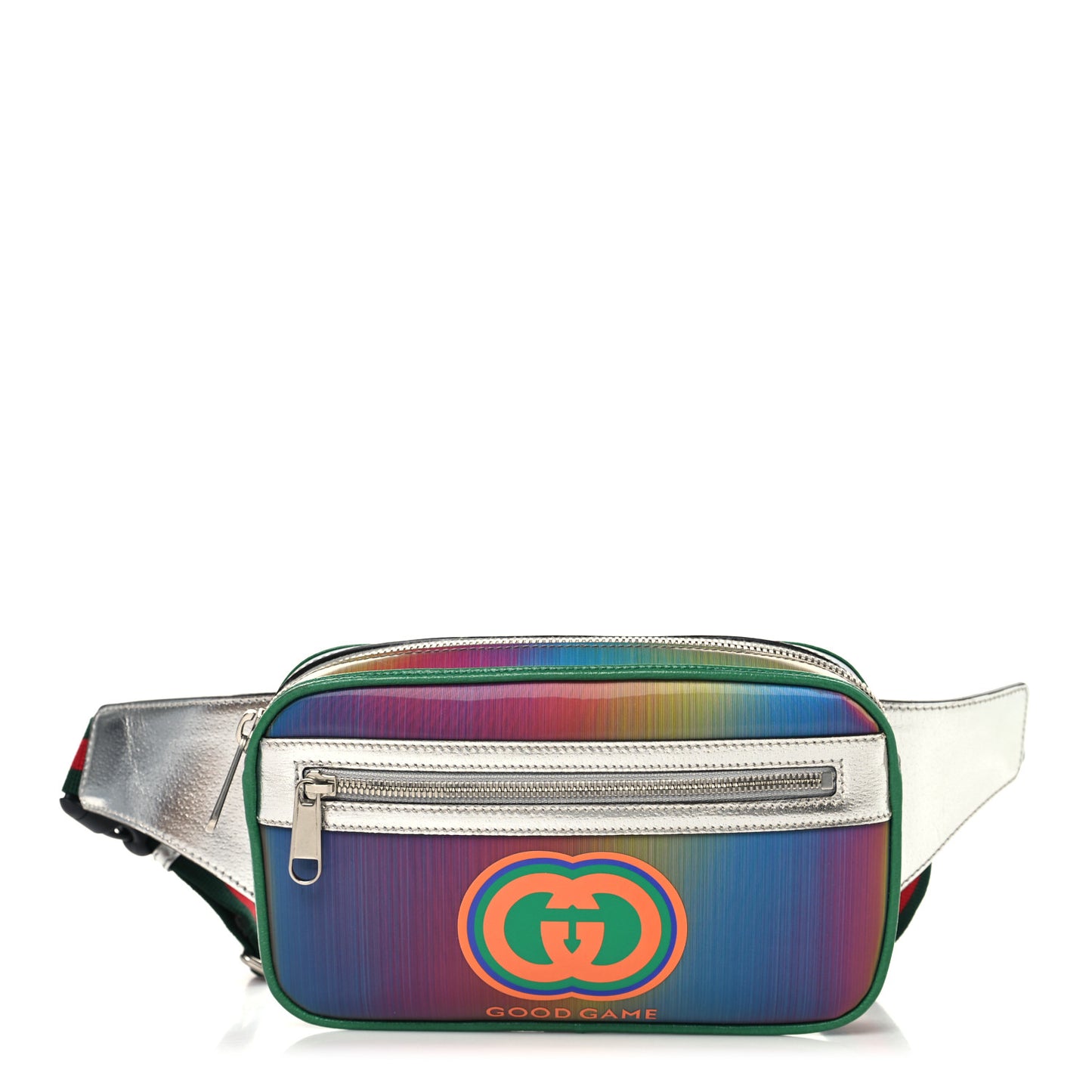 Holographic Good Game Interlocking G Belt Multicolor
