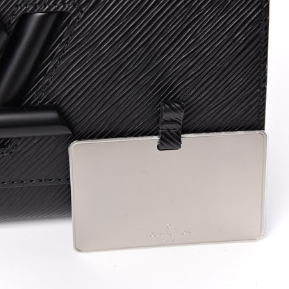 Louis Vuitton Epi Twist Shoulder Bag MM Matte Black 10 of 10