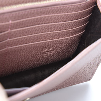 Gucci Dollar Calfskin Interlocking G Chain Wallet Soft Pink 7 of 9