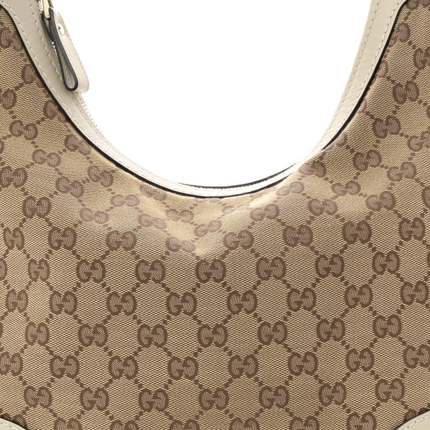 Monogram Medium Lovely Heart Hobo Off White