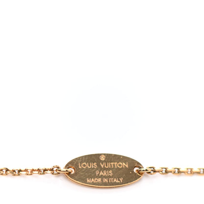 Louis Vuitton Brass Vendome Necklace Gold 4 of 4