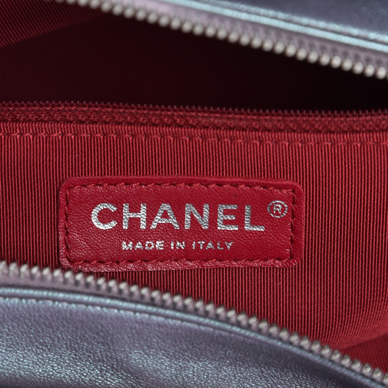 Chanel Iridescent Lambskin Calfskin Quilted Medium Gabrielle Hobo Light Purple 6 of 11