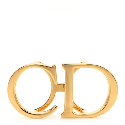 Christian Dior Metal CD Icon Belt Buckle Gold 1 of 3