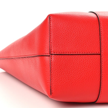 Mulberry Small Classic Grain Bayswater Tote Ruby Red 7 of 8