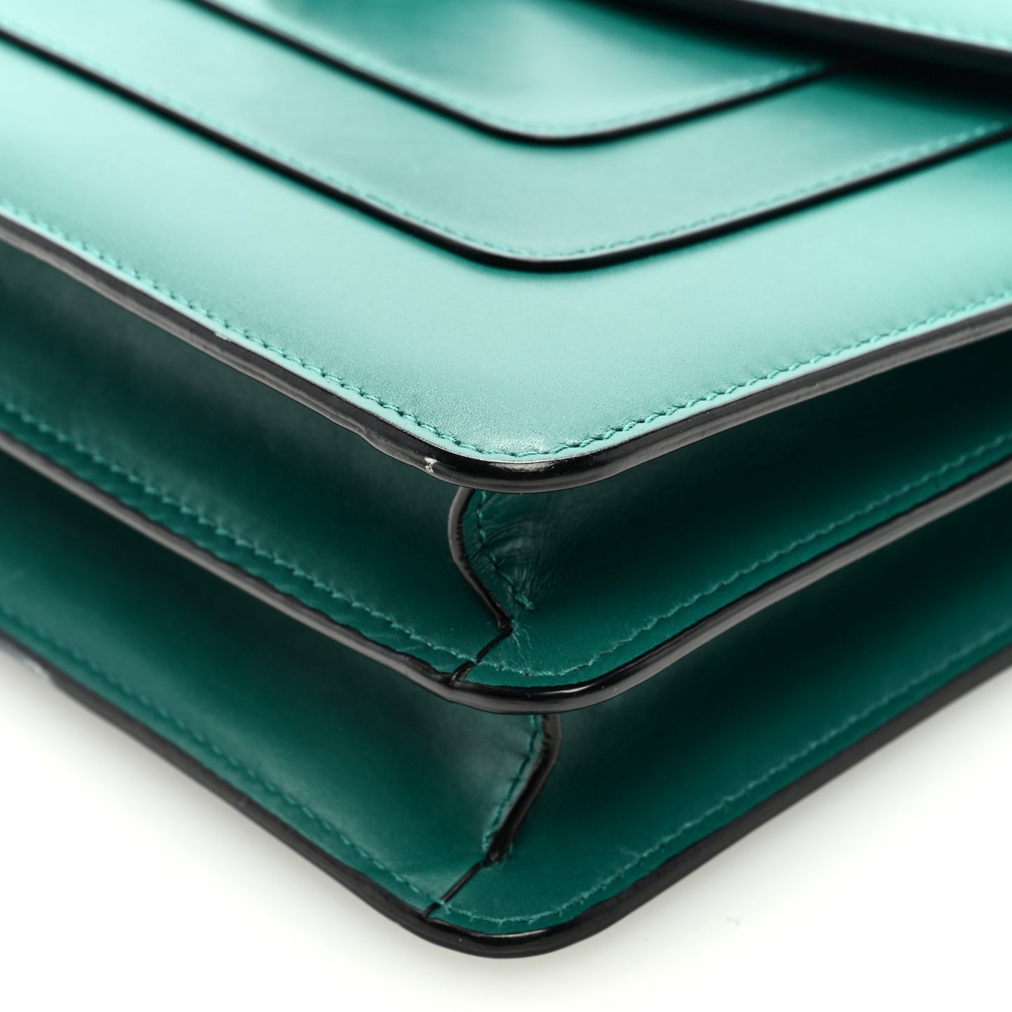 Calfskin Serpenti Forever Shoulder Bag Emerald Green