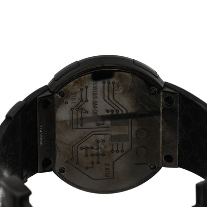 Gucci Stainless Steel Rubber 45mm Digital I-Gucci Web Watch Black 4 of 4