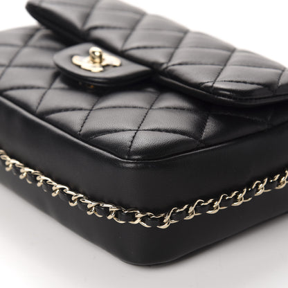 Chanel Lambskin Quilted Small My Precious Flap Black 7 of 11