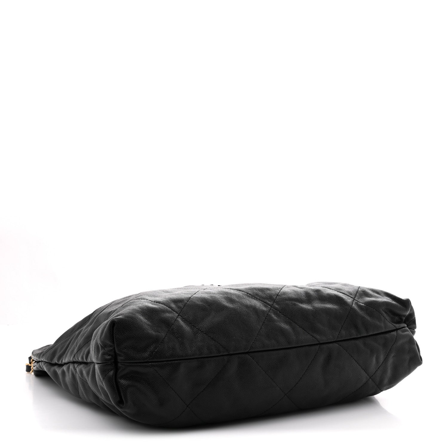 Chanel Shiny Caviar Quilted Monochrome Small Chanel 22 Black 5 of 11
