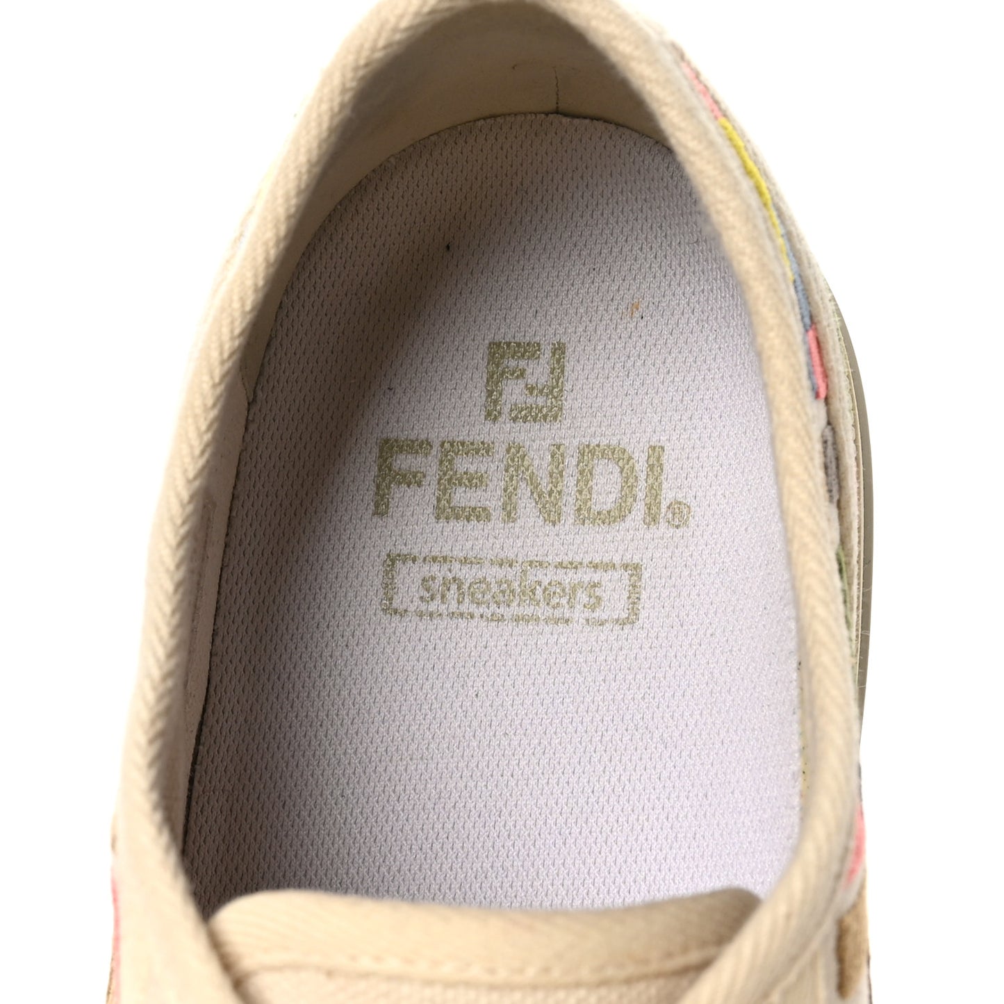 Kuban Canvas FF Womens Domino Low Top Sneakers 41 Grezzo Multicolor Latte