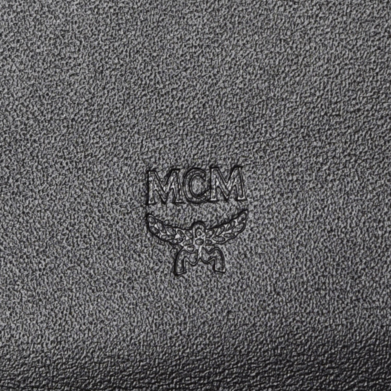 MCM Calfskin Large Patricia Wallet On Chain Black 8 of 10