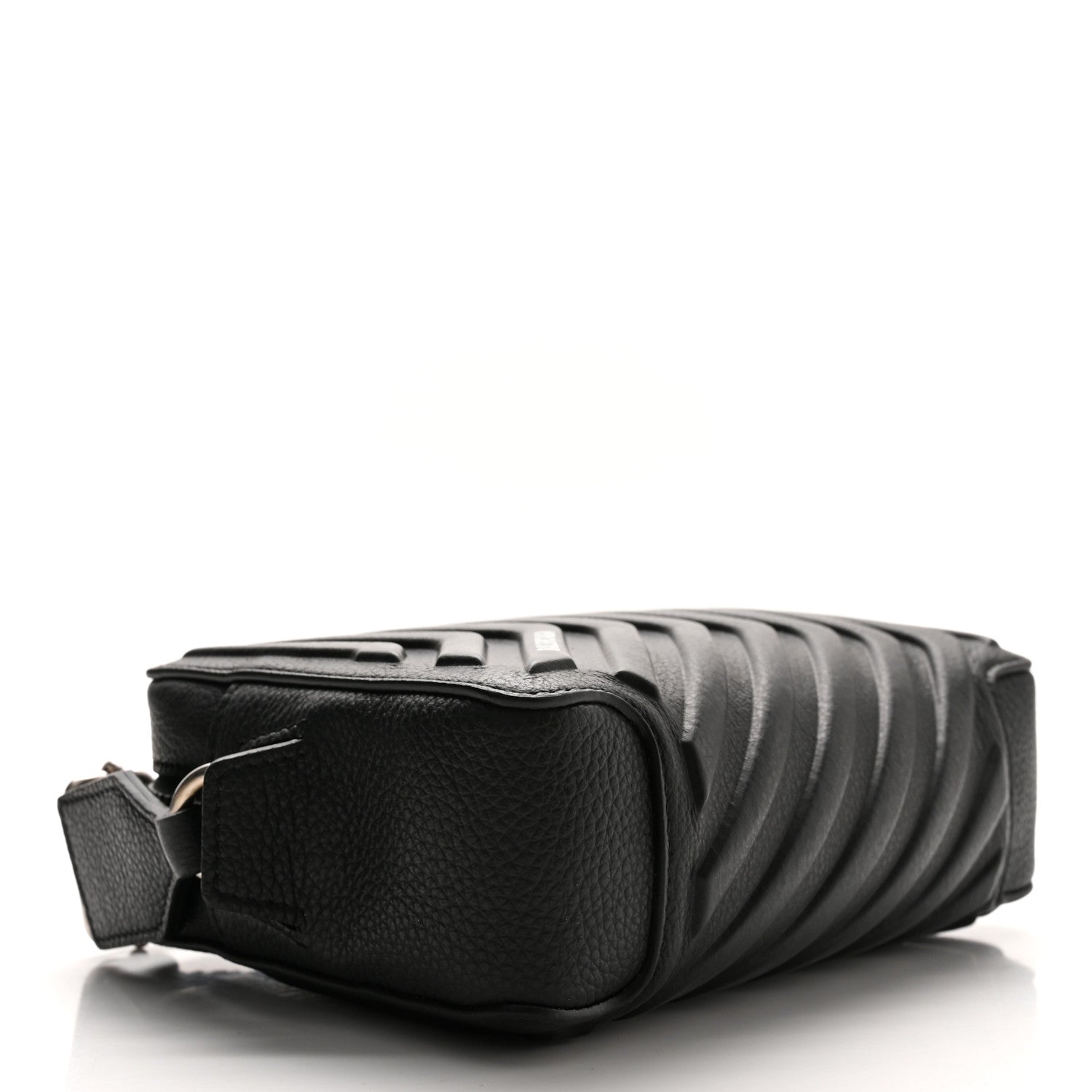 Balenciaga Grained Calfskin Embossed Car Camera Bag Black 4 of 10