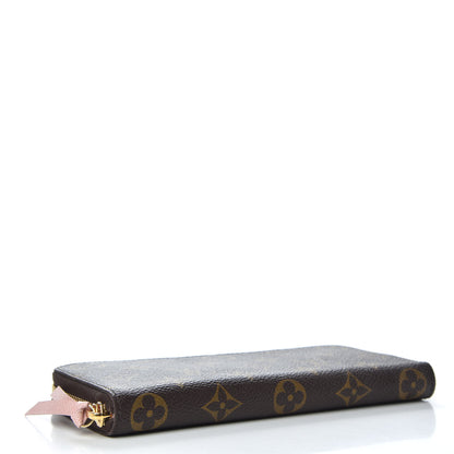 Louis Vuitton Monogram Clemence Wallet Rose Ballerine 4 of 8