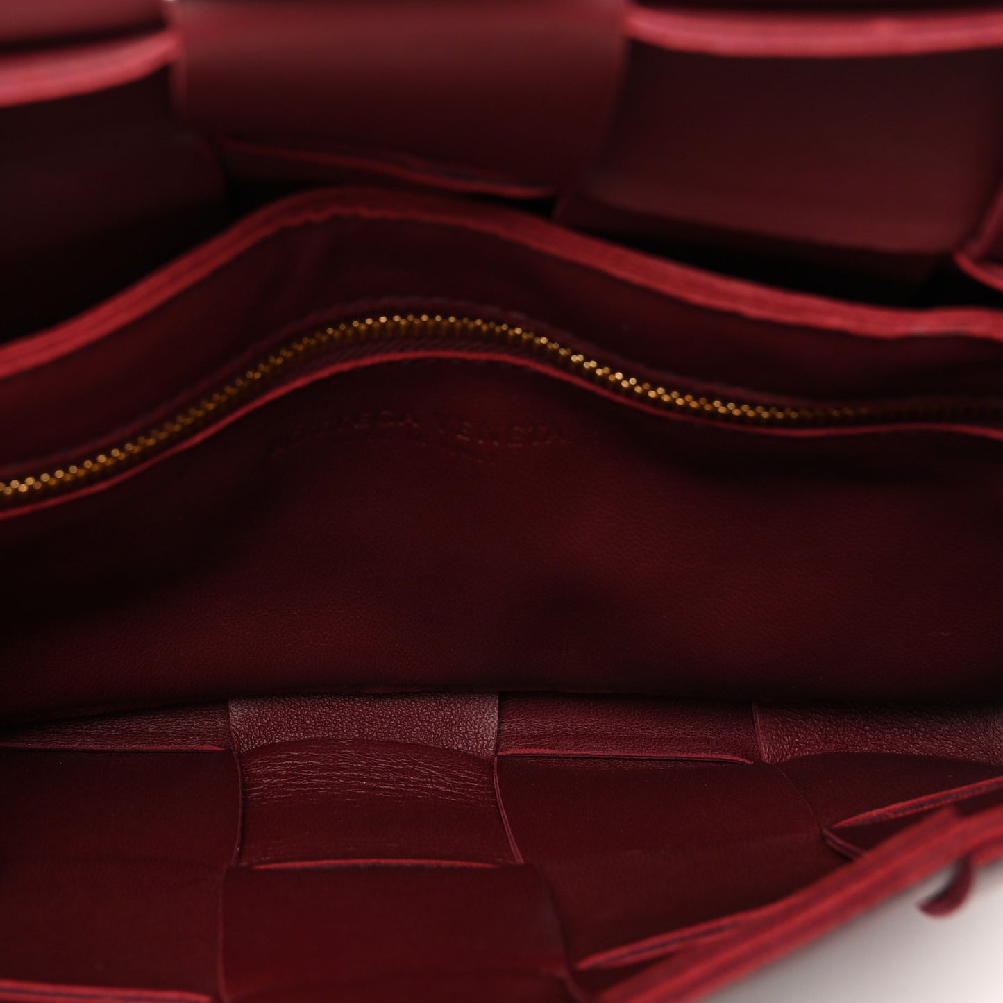 Lambskin Maxi Intrecciato Cassette Crossbody Bag Bordeaux