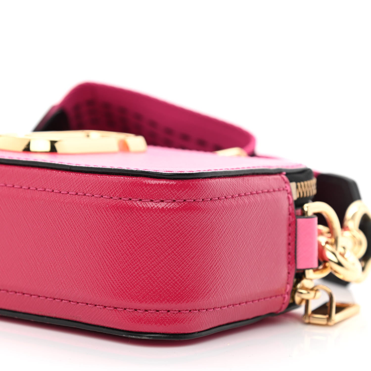 Marc Jacobs Saffiano Small Snapshot Camera Bag Pink 11 of 11