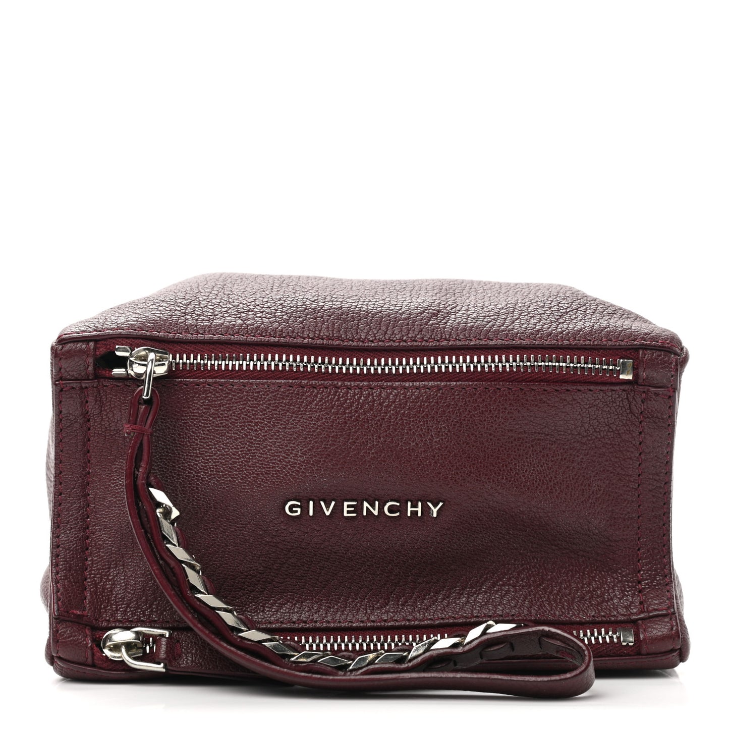 Sugar Goatskin Pandora Wristlet Oxblood