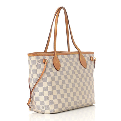 Louis Vuitton Damier Azur Neverfull PM 3 of 18