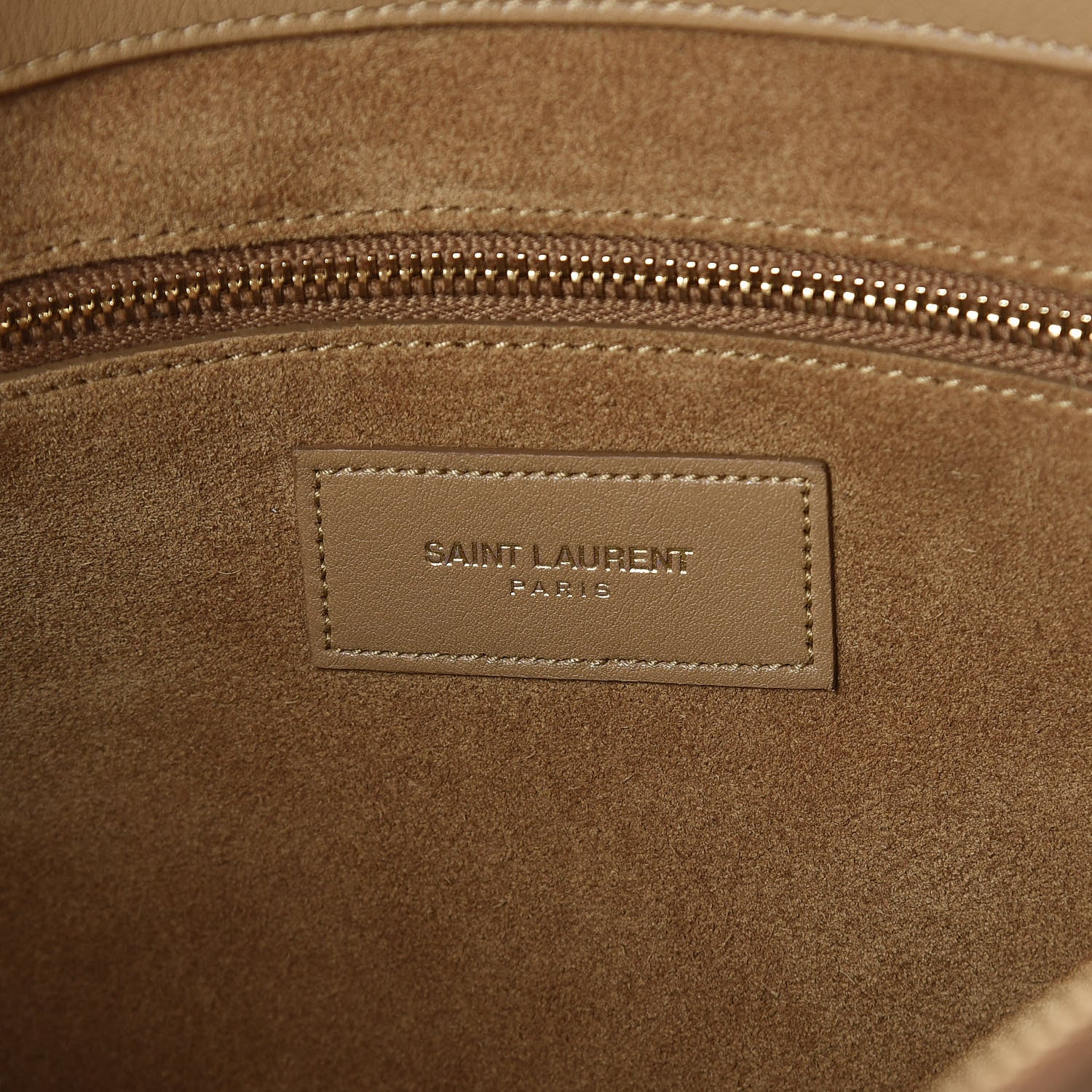 Saint Laurent Calfskin Large Sac de Jour Carryall Tan 6 of 8