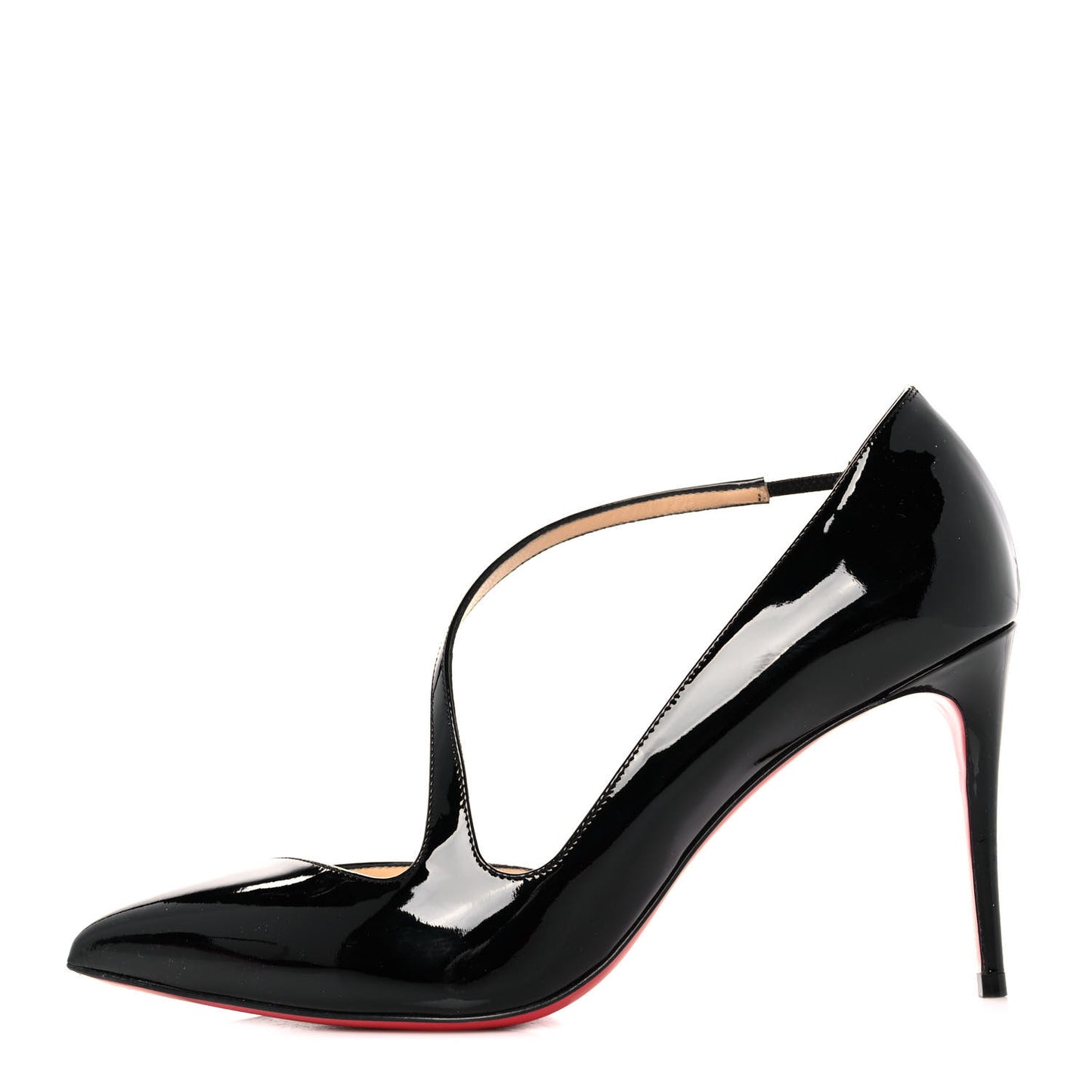 Patent Jumping Cross 85 Pumps 39 Black