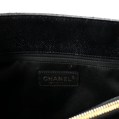 Chanel Caviar Quilted Grand Shopping Tote GST Black 6 of 11