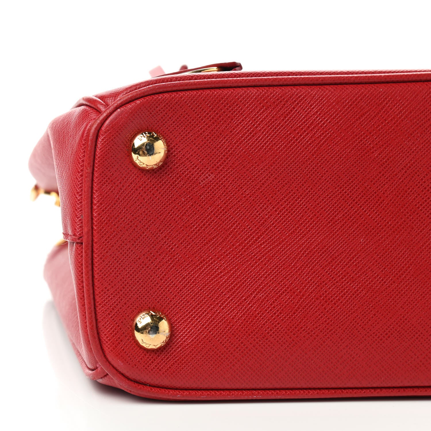 Prada Saffiano Small Galleria Double Zip Tote Fuoco 6 of 12