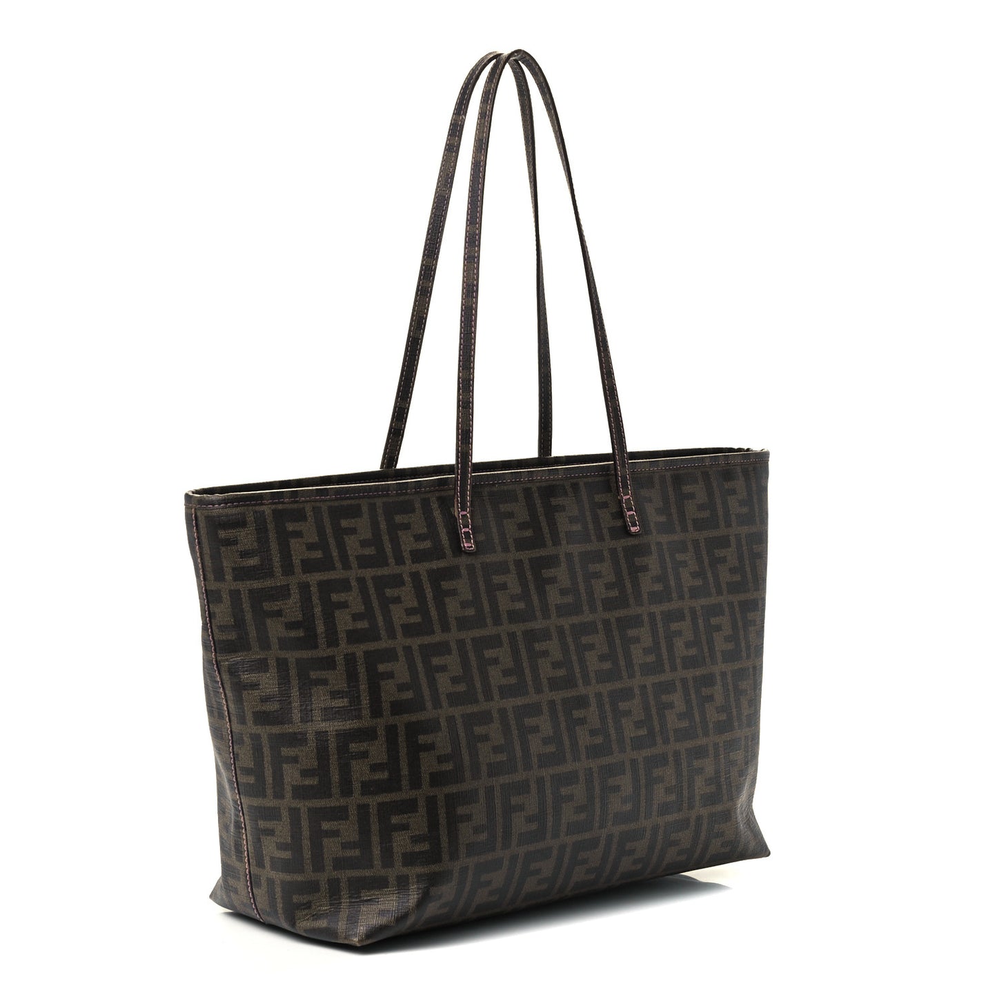 Zucca Spalmati Medium Roll Tote Tobacco Light Pink