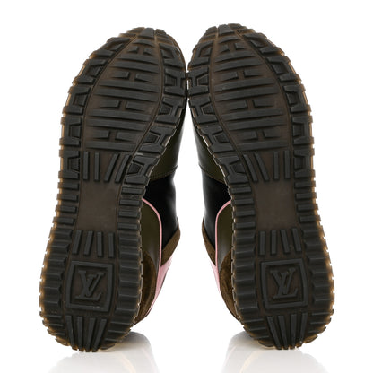 Louis Vuitton Suede Monogram Run Away Sneakers 40 Khaki Multicolor 5 of 11