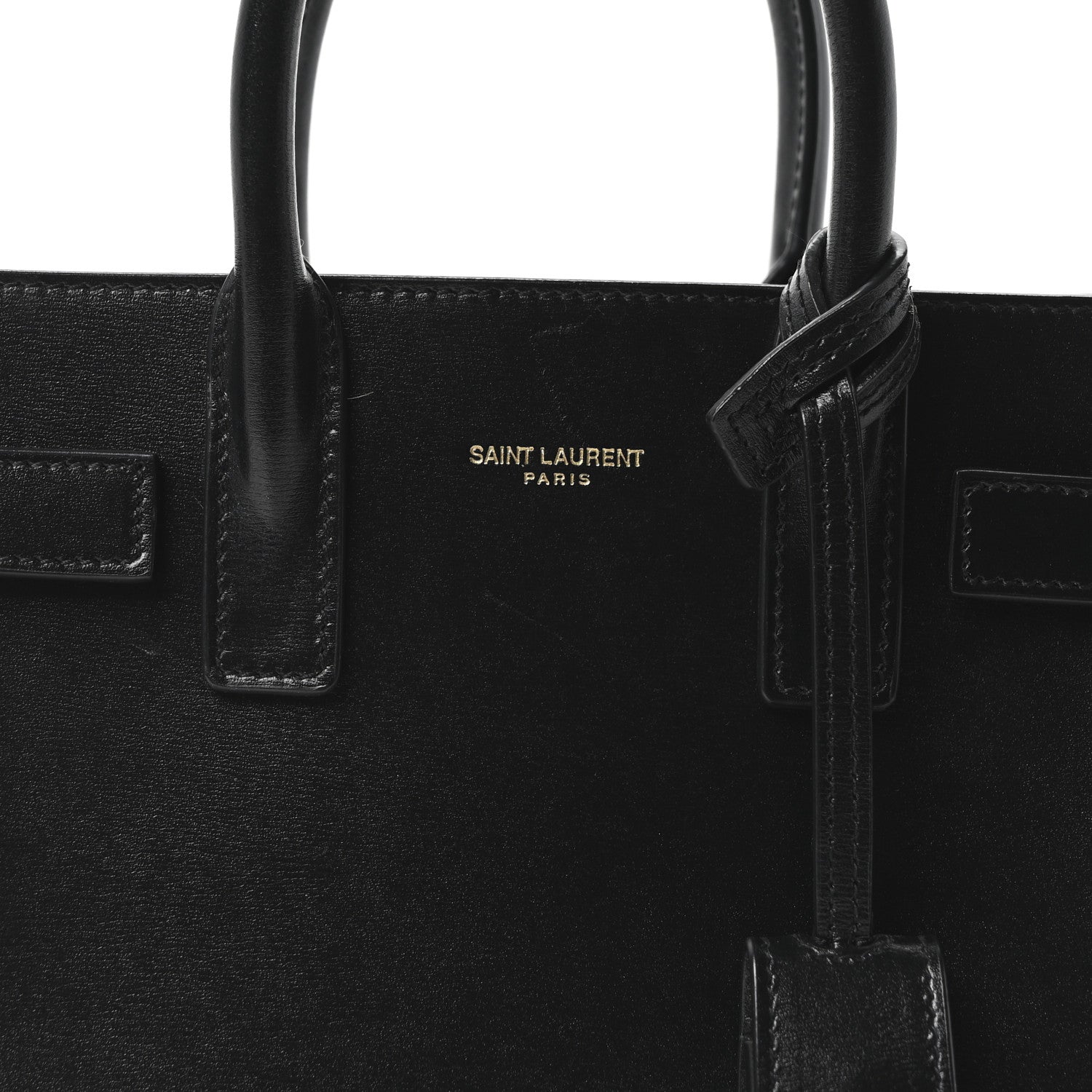 Saint Laurent Calfskin Nano Sac De Jour Black 8 of 10