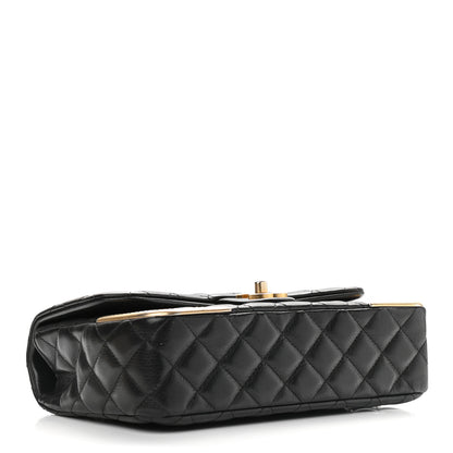 Chanel Calfskin Quilted Rock The Corner Flap Black 3 of 12