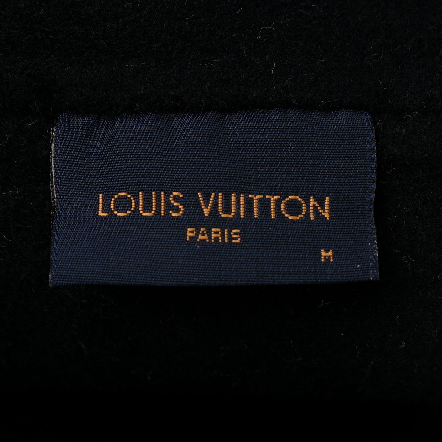 Wool Monogram Match Bucket Hat M Black White