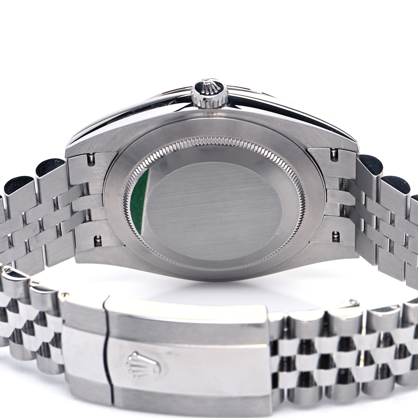Stainless Steel 18K White Gold 41mm Oyster Perpetual Datejust Watch Bright Blue 126334